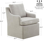 VKNOW Upholstered Dining Chairs Set of 6, Modern Kitchen Chairs Dinner Chairs - Image 2