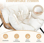 Vongrasig Outdoor Wicker Egg Chair PE Rattan Chair - Image 3