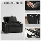 Convertible Sleeper Chair, Pull Out Chair Sleeper - Image 6