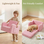 MOMCAYWEX Kids Sofa, 2-in-1 Flip-Out Foam Couch - Image 5