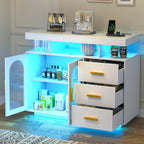 HNEBC LED Sideboard Buffet - Image 3
