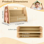 Toddler Bookshelf Double-Sided - Image 4