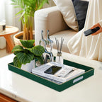 MAONAME Dark Green Decorative Tray, Serving Tray - Image 5