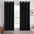 MIULEE 100% Blackout Linen Curtains by MIULEE