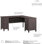 Bush Furniture 60-inch L Shaped Desk - Image 8