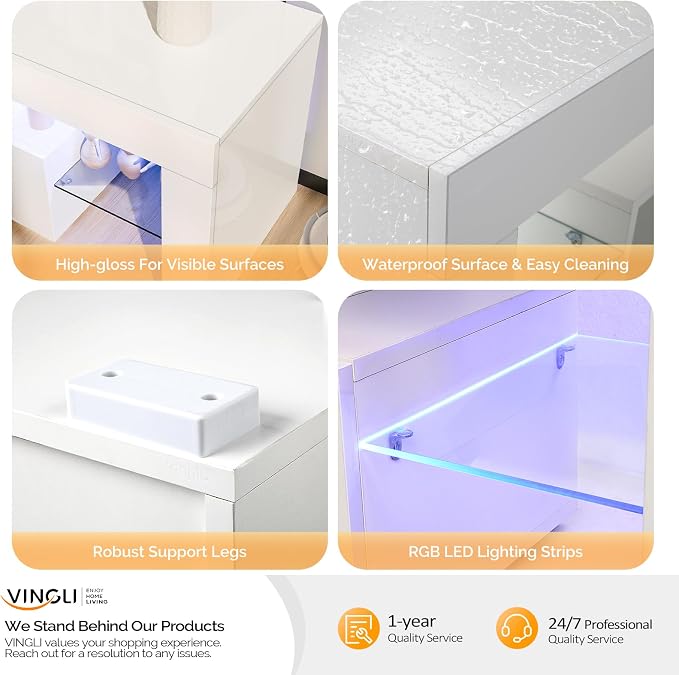 VINGLI LED TV Stand - Image 8