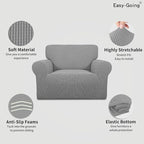 Easy-Going Stretch Oversized Chair Slipcover - Image 3
