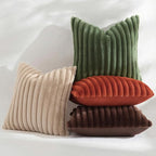 decorUhome Fall Faux Fur Throw Pillow Covers 12x20 Set of 2 Dark Brown | - Image 6