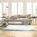 Ashler faux fur rug, Fluffy Shaggy Area Rug Ultra Soft 2.2 x 6 Feet Rectangle by AshlerHomeDeco