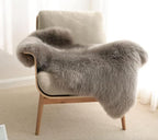 HUAHOO Premium Genuine Sheepskin Rug Real Australia Sheepskin Natural Lambskin - Image 2