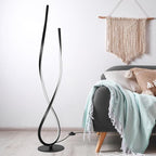 NUÜR Spiral Floor Lamp, Arched Bright Floor Lamps - Image 2