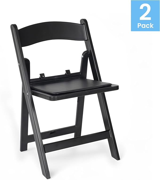 Flash Furniture Hercules Set of 2 Kids Black Resin Folding Chairs - Image 5