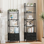 Furologee 4-Tier Ladder Shelf, Small Bookshelf - Image 8