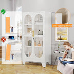 PAOFIN 61" H Locking Display Cabinet - Image 7