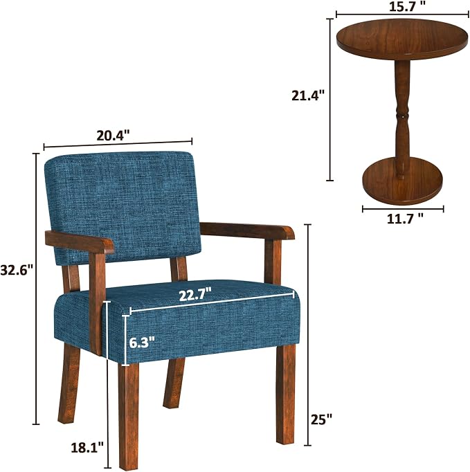 FAGAGA Accent Chair Set of 2 - Image 2
