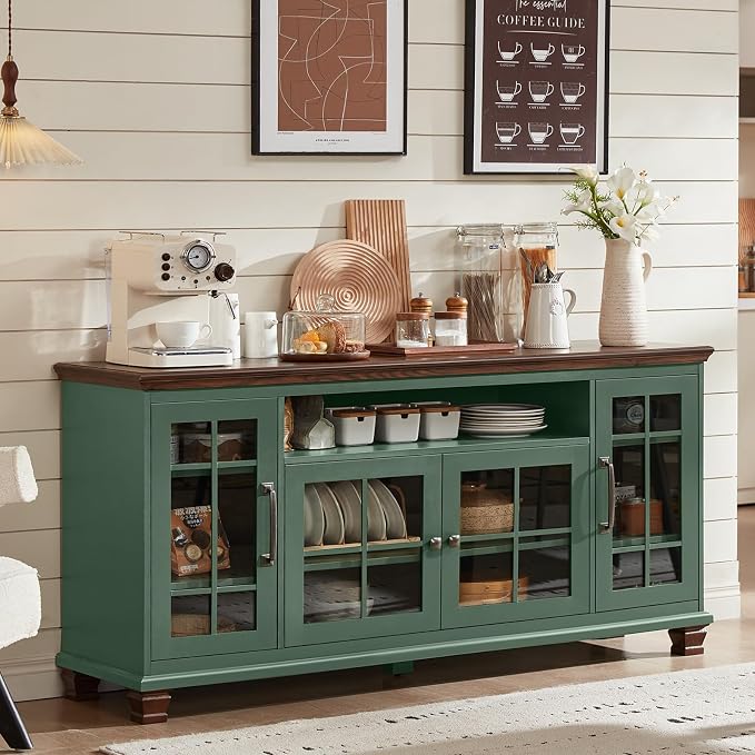SAVOR LIFE Large Sideboard Buffet Cabinet - Image 3