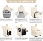 TAOCOCO Oversized Recliner Chair Covers, 1 Seater Streach Recliner Covers Soft - Image 7