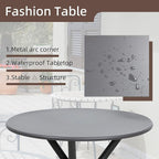 Shintenchi 3 Pieces Patio Bistro Sets, Outdoor Textilene Fabric Conversation - Image 5