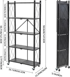 BRIAN & DANY 5-Tier Foldable Storage Shelves - Image 3