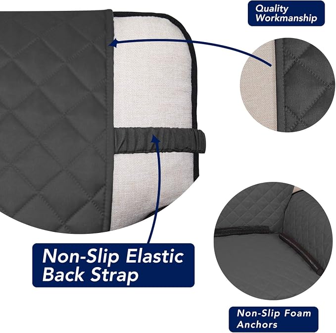 PureFit Reversible Quilted Couch Covers - Image 3