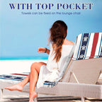 Irisbell Lounge Chair Towel Cover - Image 4
