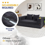 COMAX Futon Sofa Bed, 4‑in‑1 Convertible Sofa Bed, Folding Boneless Couches - Image 8