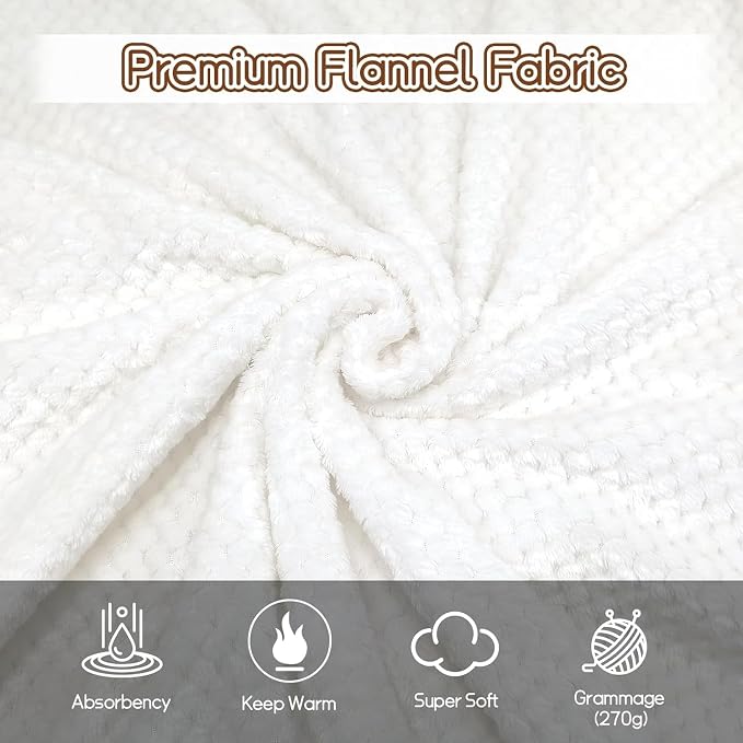 12 Pack Fleece Throw Blankets 50x60 Inches - Image 5
