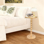 Round Side Table for Small Spaces, Drink Table - Image 7