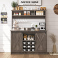 4ever2buy Farmhouse Coffee Bar Cabinet by 4ever2buy