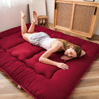 MAXYOYO Japanese Floor Mattress Futon Mattress, Thicken Sleeping Pad Foldable - Image 7