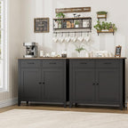 HORSTORS Kitchen Storage Cabinet, Modern Farmhouse Buffet Cabinet - Image 5