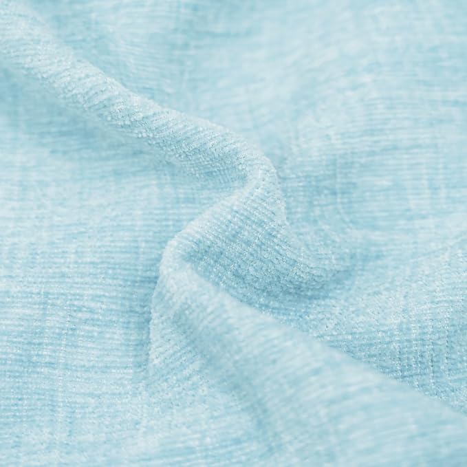 CaliTime Decorative Throw Pillow Covers 18 X 18 Inches Light Blue Grey | Pack - Image 2