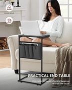 Vantic C Shaped End Table, Small Side Table - Image 4
