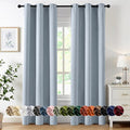 MIULEE Blackout Curtains for Bedroom 2 Panels 40 x 72 Inch Long Light Blue | by MIULEE