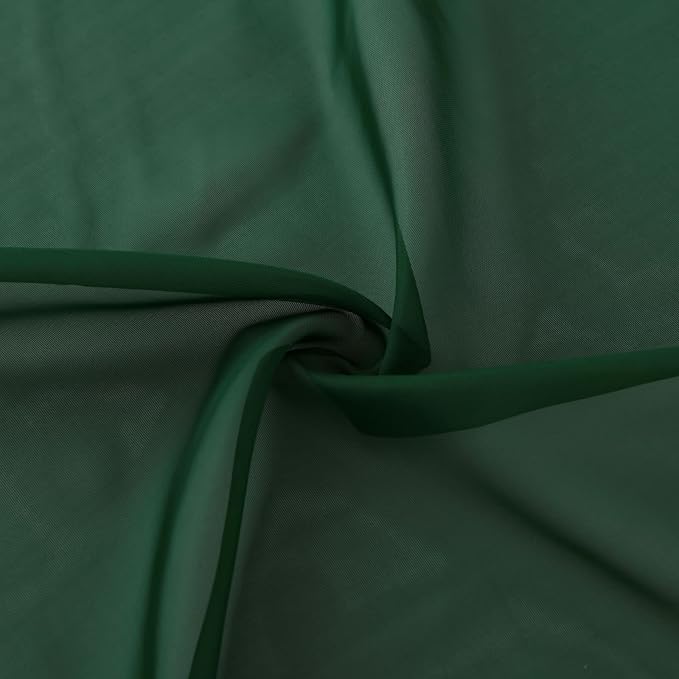 SpaceDresser Sheer Voile Window Treatment Rod Pocket Curtain Panels - Image 8