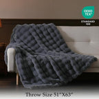 BENVWE Faux Fur Throw Blanket for Couch - Image 2