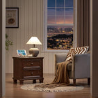 SAVOR LIFE Farmhouse Nightstand - Image 8