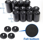 12 Inch Bed Legs Replacement for Adjustable Bed Frame Base, Felt Bottom Protect - Image 8