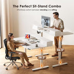 OffiGo U Shaped Electric Standing Desk - Image 5