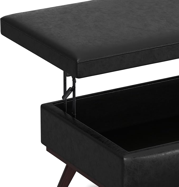 SIMPLIHOME Owen Lift Top Coffee Table Storage Ottoman - Image 12