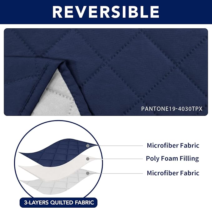 PureFit Water Resistant Reversible Sofa Covers - Image 5