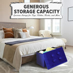 LINMAGCO Small Velvet Ottoman - Image 7