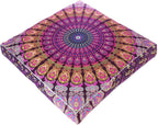 Mandala Floor Pillow Cover Meditation Cushion Seating Throw Hippie Round by EyesofIndia