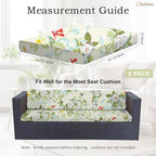CALBODE 8 Pcs Stretch Sofa Cushion Cover - Image 2