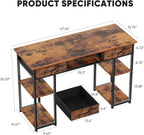 DUMOS 48" Small Computer Home Office Desk - Image 3