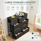 9-Drawer Dresser for Bedroom, Anti-Tip Tall Storage Organizer Chest of Drawers - Image 5
