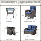 Belord 5 Pieces Patio Furniture Set - Image 2