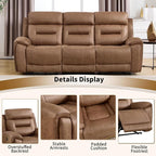 ANJ Oversized Power Reclining Loveseat Sofa Set of 2 - Image 6