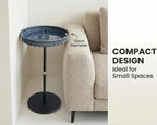 Gesodant Boho Single Leg Round Side Table - Image 8