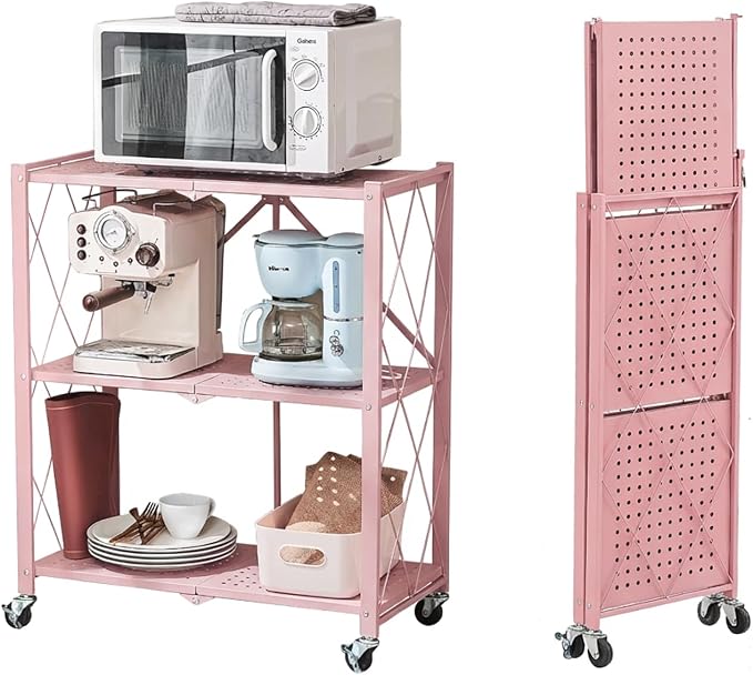 BRIAN & DANY 3-Tier Foldable Storage Shelves - Image 4